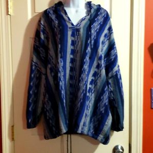 Stefano cotton boho v neck hoodie